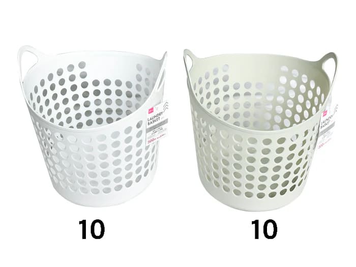 ダイソー　ランドリーバスケット