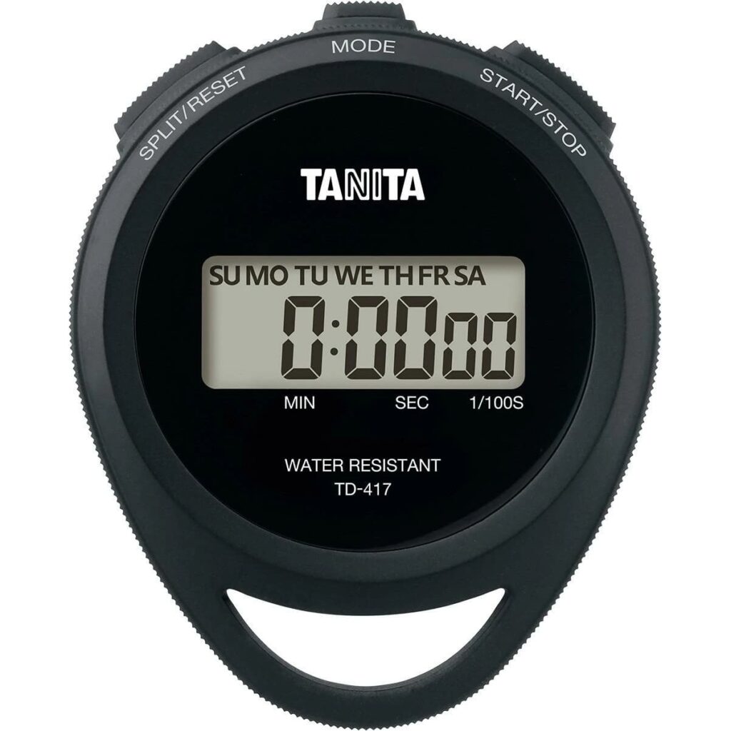 TANITA　ストップウォッチ　ブラック　TD-417