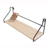 ②鉄木製ウォールシェルフ（物置型）