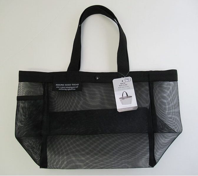 キャンドゥメッシュサブバッグ　舟形　ＢＫ