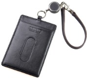 ROMANOの牛革リール付きパスケースの画像