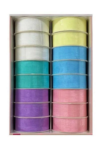 オーガンジーリボン（パステルカラー）