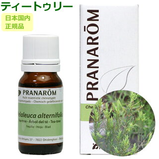 プラナロム オーガニック 精油 ティートリー