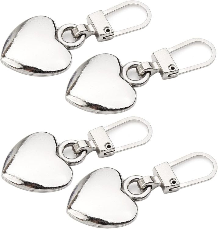 ジッパータブ 2個セット ハート
