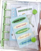 リフィル10枚付き! シール帳 A7 シール帳 台紙 シール帳 バインダー シール帳透明 M5 A7の画像