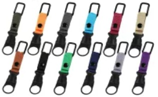 サスガジェット ペットボトルホルダー カラビナ付き の画像