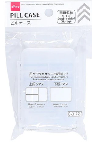 ダイソーのピルケース(画面収納タイプ)の画像
