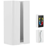 マグネット ティッシュケース ペーパーホルダー 長方形 片手で切れる キッチン 浴室 お風呂 洗面台 収納(白)の画像