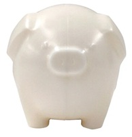 ブタの貯金箱（ホワイト）の画像