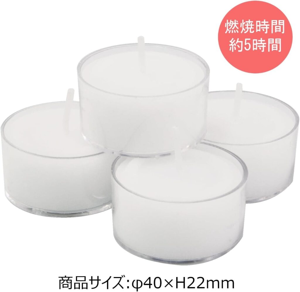 カメヤマクリアカップティーライト