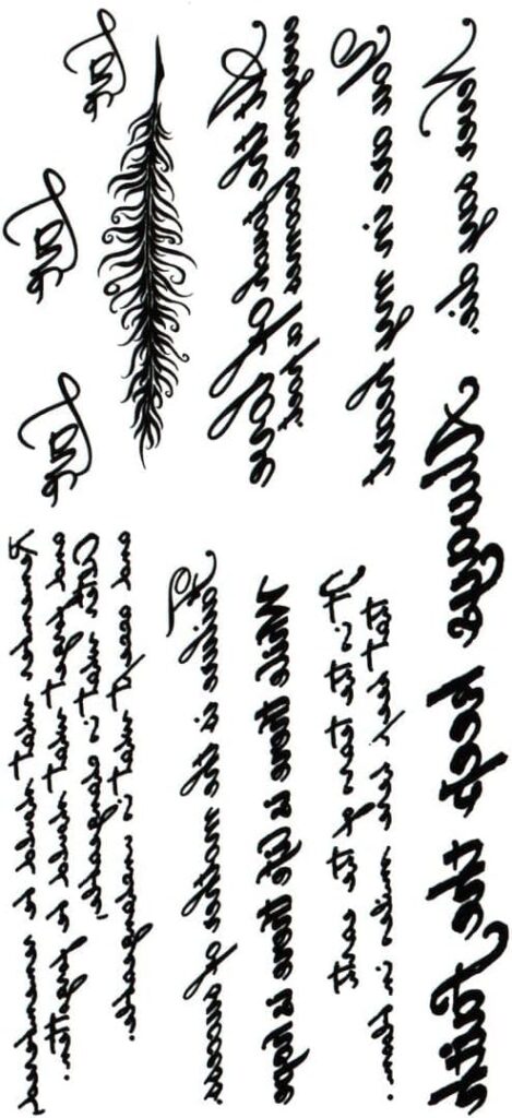 タトゥシール英文字