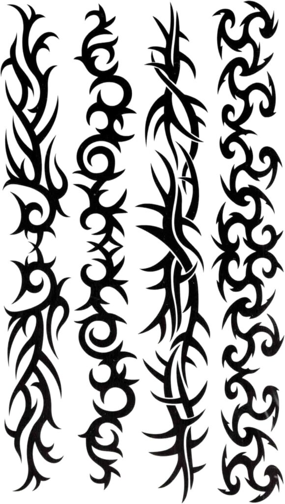 タトゥシールトライバル鎖