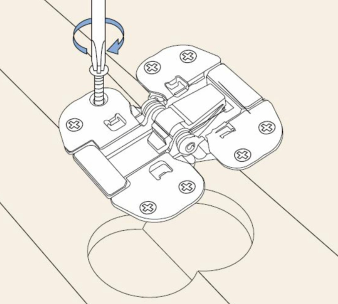 ムラコシセンターの蝶番の画像