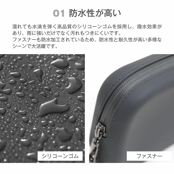 大容量シリコン防水ポーチの画像