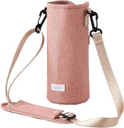 emoka 水筒カバー L (ローズピンク）