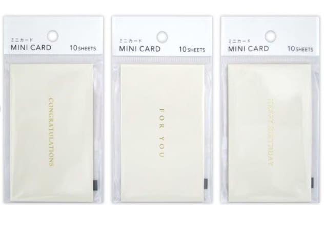 キャンドゥのミニカードメッセージ入りの画像