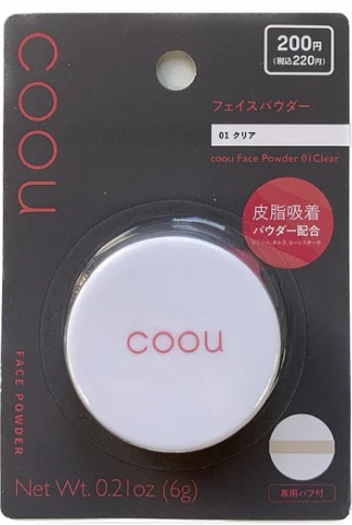 コーウ　フェイスパウダー　０１クリアの画像