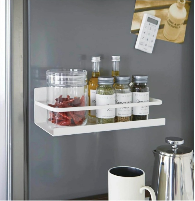 山崎実業 マグネット スパイスラック プレート WH ホワイト 2410の画像