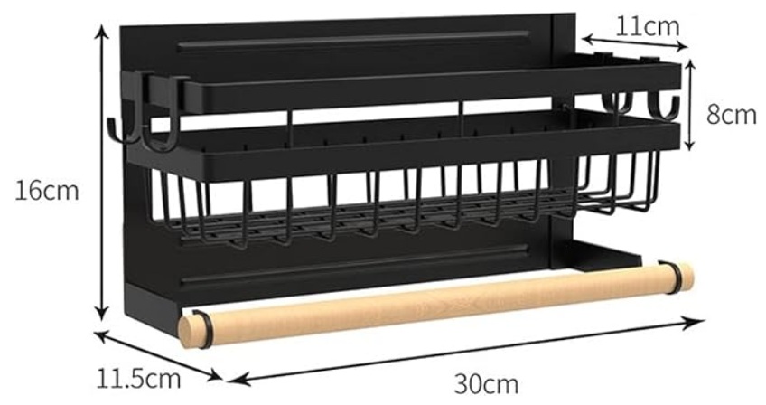 Sameyo マグネット 冷蔵庫サイドラック スパイスラックの画像