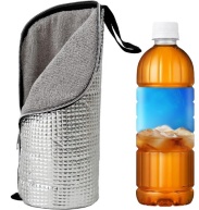 9時間たっても氷が残るペットボトル保冷カバーの画像