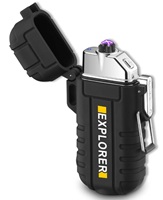 USB Type C ライター プラズマライター 第二代充電式USB 小型 防風の画像