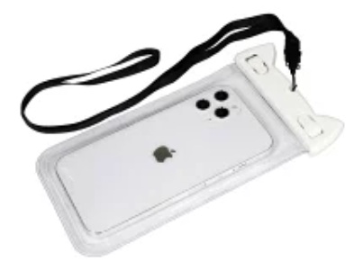 ラスタバナナ　猫耳防水ケース Lサイズ ホワイトの画像