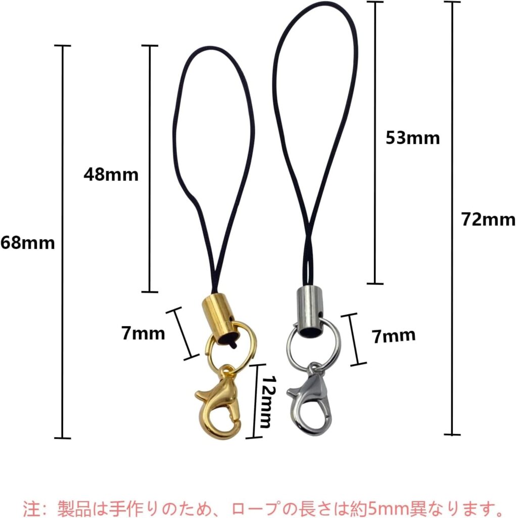 二重リングストラップ金具