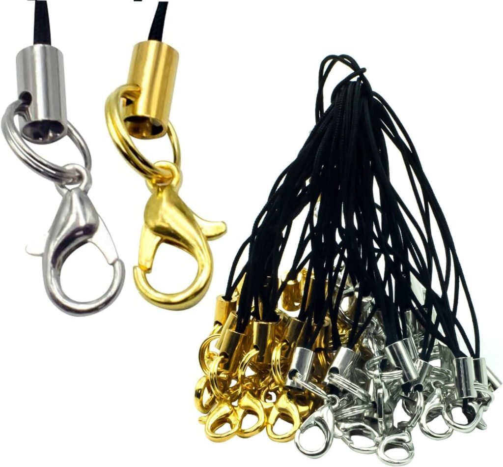 二重リング付き携帯ストラップ