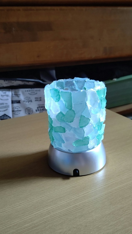 ダイソーのシーグラスの画像