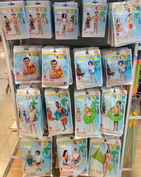 ダイソー浮き輪の画像