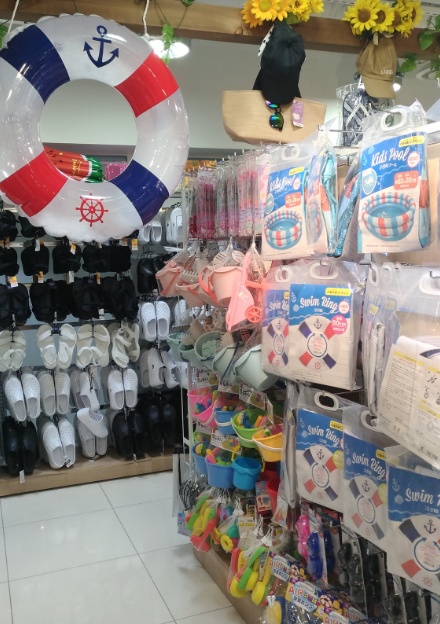 ダイソー浮き輪の画像