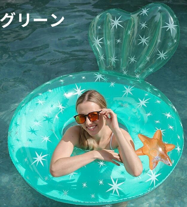 サボテンの浮き輪の画像