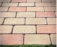レンガ 防草 シート 付き タイル プロヴァンスタイルの画像