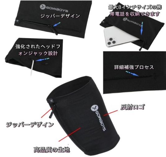 TUMECOSのアームポーチの画像