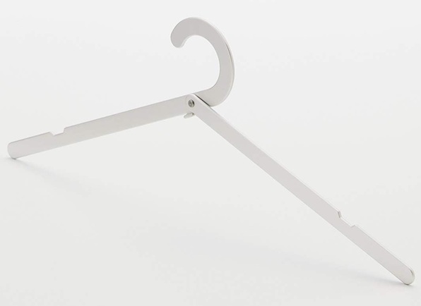無印良品 携帯用アルミ折りたたみ式ハンガー