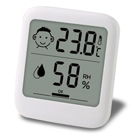 HATUSOKU デジタル 温湿度計 快適度顔表示付