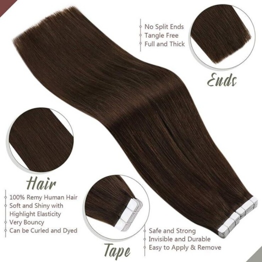 16inchのエクステの画像