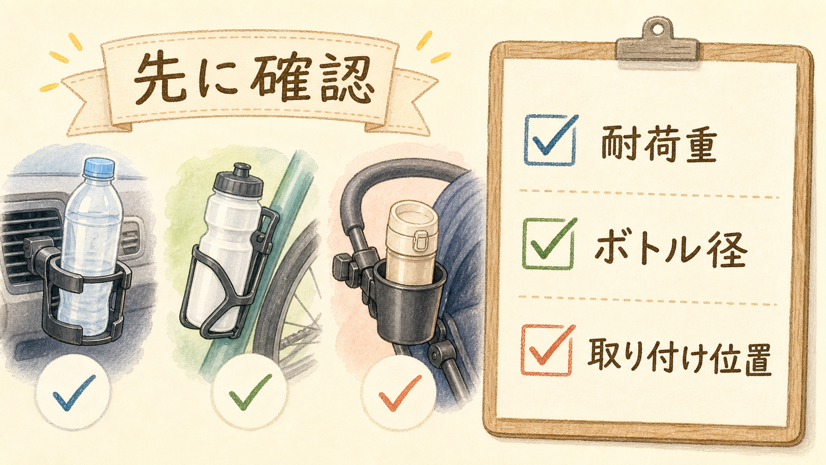 安全に使う前の注意点を先に確認するの結論を示す手書き図解